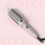 1.5 Inch Thermal Round Brush for Blowout Style (Silver / 1.5 Inch)