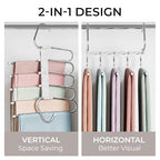 Pants Hangers Space Saving (White / 4 Pack)