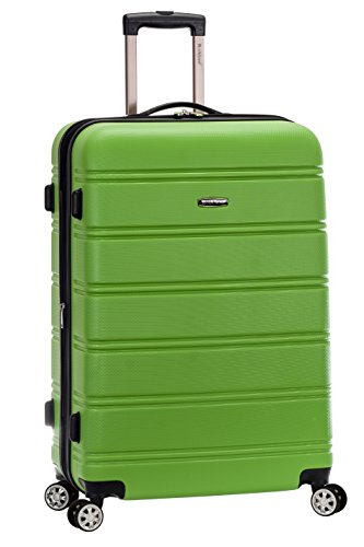 Melbourne Hardside Expandable Spinner Wheel Luggage (Green / Checked Large 28")