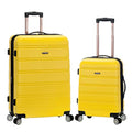 Melbourne Hardside Expandable Spinner Wheel Luggage (Yellow / 2 Piece (20"/28"))