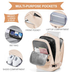 Vacuum Backpack Travel with Pump (A1-beige / 25 liters)