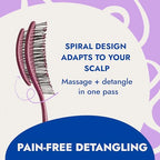 Detangling Hair Brush (Plum / Regular)