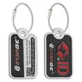 Smart Lost and Found Luggage Tags (Black 2 Pk)