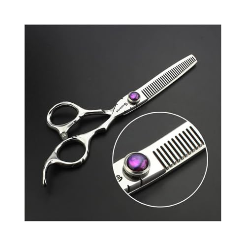 6 Inch 440C High Hardness Stainless Steel Hair Scissors Hair Salon Hair Stylist Cutting Thinning Tool Barber Special (6 Inch 4pc-b)