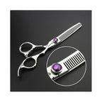6 Inch 440C High Hardness Stainless Steel Hair Scissors Hair Salon Hair Stylist Cutting Thinning Tool Barber Special (6 Inch 4pc-b)