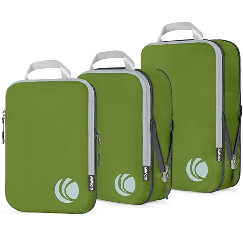 Compression Packing Cubes Set (Green / 3PCS)