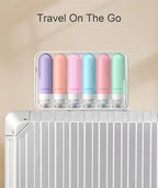 Travel Bottle for Toiletries 6 Pack (Periwinkle)