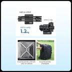 73" Camera Tripod (BLUE / 73 INCH)