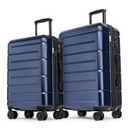Luggage Sets 2 Piece Suitcase Set Hardshell 20 inch (Navy / 2-Piece Set (20/24))