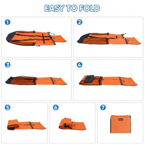 120L Laundry Bag Backpack (120L / Orange)