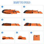 120L Laundry Bag Backpack (120L / Orange)