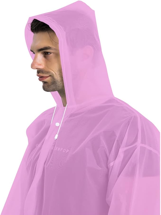 Rain Coats - Reusable EVA Rain Ponchos - Image 4