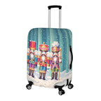Christmas Luggage Protector Suitcase Cover (XL(for 30-32 inch luggage) / Nutcracker Soldier)