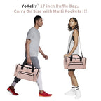 Small Gym Duffle Bag (Pink / 17 inch)