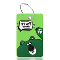 Funny Animal Luggage Tags Suitcases (Green)