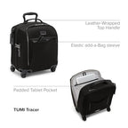 Voyageur Leger 4 Wheeled Luggage (BLACK/GUNMETAL / 16" Compact Carry-on)