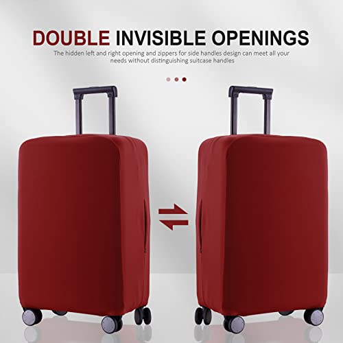 Travel Luggage Cover (Claret / 19-21 inch)