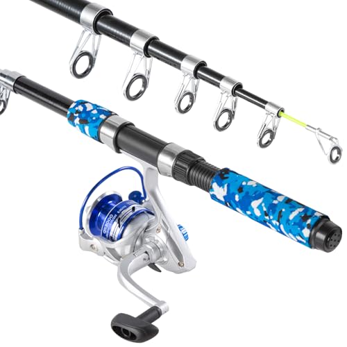 Fishing Pole Combo (6.9ft Blue & Grey Combos)