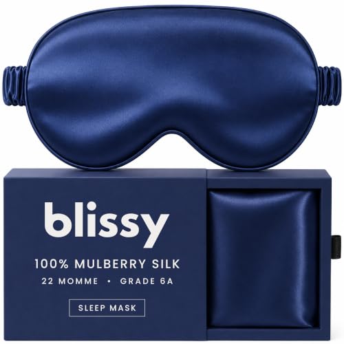 Silk Sleep Mask (Blue)