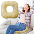 Donut Pillow for Tailbone Pain (Yellow)