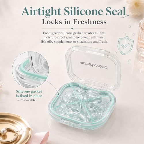 Aesthetic Pill Organizer (Square Purple)