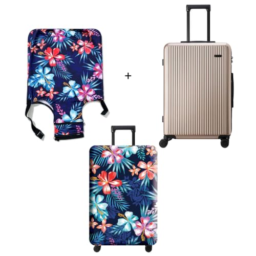 Luggage Cover (Flower / S: Fit 19-20 Inch Luggage)