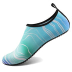 Water Shoes for Women Men Quick (10-11 Women/9-10 Men / Blue-green River)