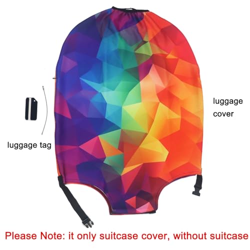Thicker Travel Luggage Covers with Luggage Tag For Suitcase Tsa Approved (F2483 / XL)