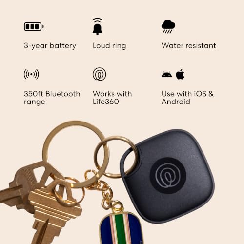 Tile Bluetooth Tracker (Black, 2 Pack / 2-Pack)