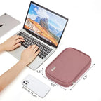 Travel Cord Organizer (Single Layer / Rosewood-Pink)