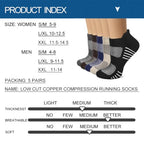 Copper Compression Socks for Men & Women (Small-Medium / A10 - Multicoloured)