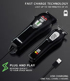 Hair Clippers Professional Cordless for Men (Black)