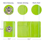 RFID Blocking Passport Holder (Green / Upgraded)