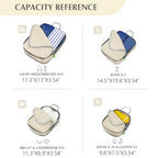 Compression Packing Cubes (4-Cream / 4 Set)