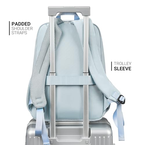 26L Backpack for College (Sky Blue Corduroy / 16.5 Inch)