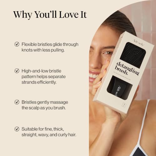 Detangler Brush (Black)