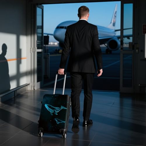 Travel Luggage Cover Suitcase Cover Protector Skins 18 (dolphin / XL (for 29--32 inch luggage))