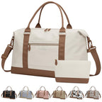 Women Travel Duffle Bags (Beige / X-Large)
