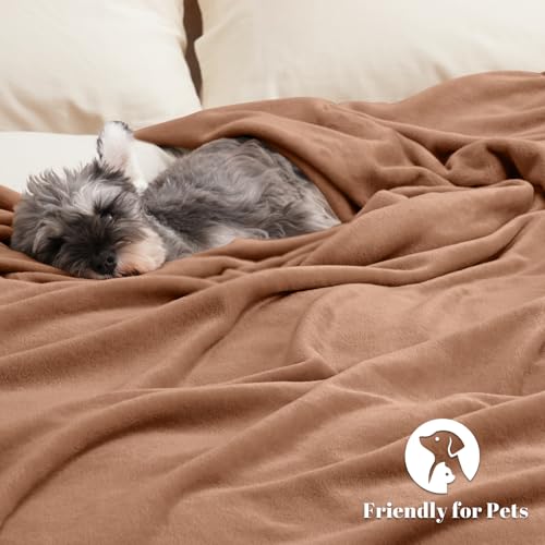Fleece Blanket Queen 90"x90" (Clay / Queen(90" X 90"))