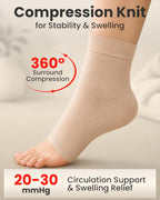Ankle Compression Sleeve (Beige / 4XL)