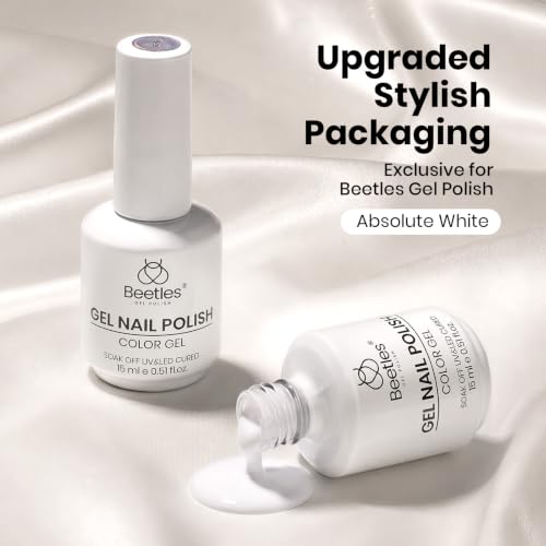 Beetles White Gel Nail Polish (A - Creme White | French White)