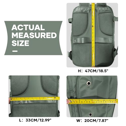 Large Travel Backpack For Women Men (30l / Olive Green)