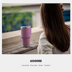 Tumbler with Handle (baby pink-A / 30 Ounces)
