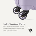 7366 Signature Hardside Expandable Luggage with Spinner Wheels (Checked-Large 27-Inch / Evening Haze)