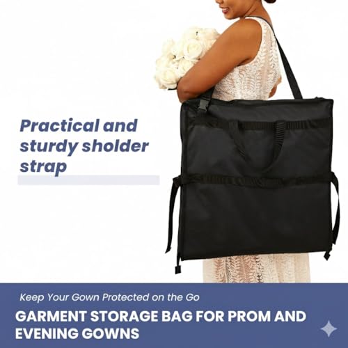 Wedding Dress Garment Bag 72" (Black)