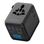 Pro” Universal Travel Adapter 3 USB (3C+2A 45W / Black)