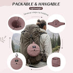 Waterproof Bucket Hats for Woman UPF 50+ Sun Hat Dusty Pink (Dusty Pink)