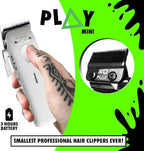 Mini Play Professional Hair Clippers Without Charge Stand (White)