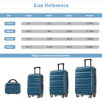 Luggage Set 13 Piece (Ink Blue / 13-piece Set)