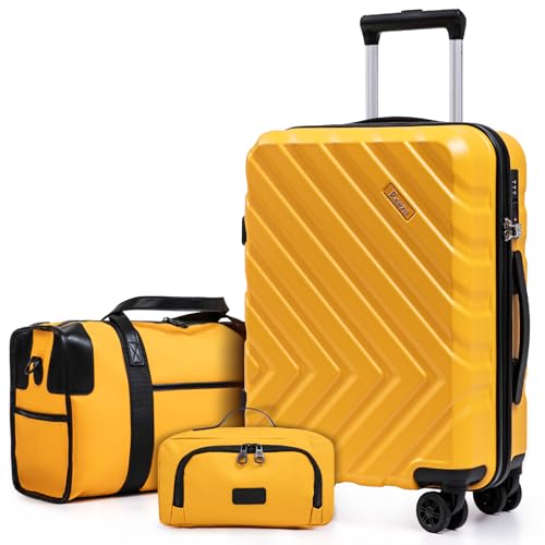 Carry On Luggage (3piece / Mango Yellow)